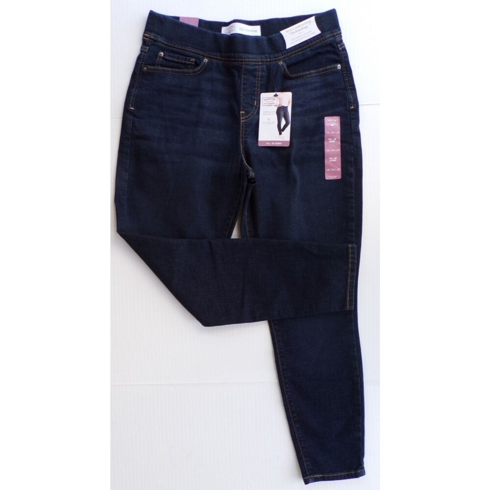 Levi Strauss Gold Signature Totally Shaping Skinny Ankle Jeans 12S 32 x 26.5"